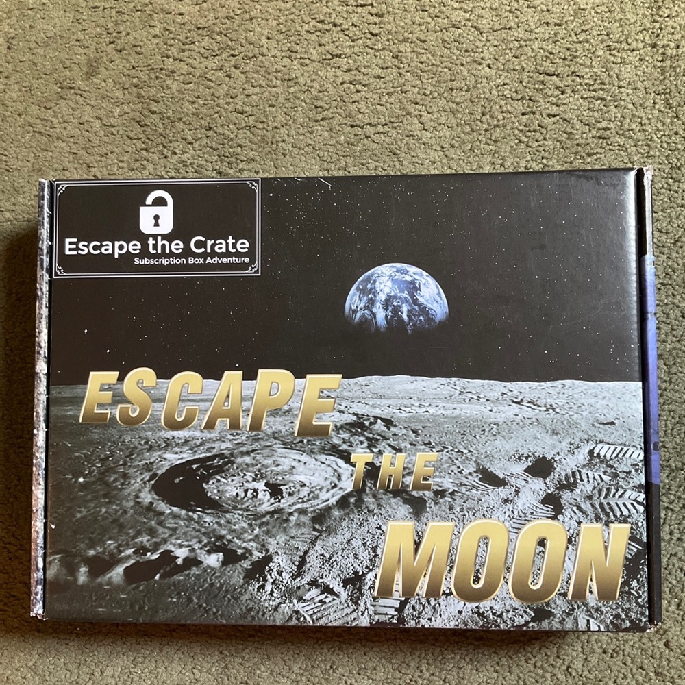 NIB - unopened Escape the Crate Game -Escape the Moon